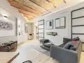 living - 78m² penthouse with 40m² terrace for sale in Gótico - gallery thumbnail - 8