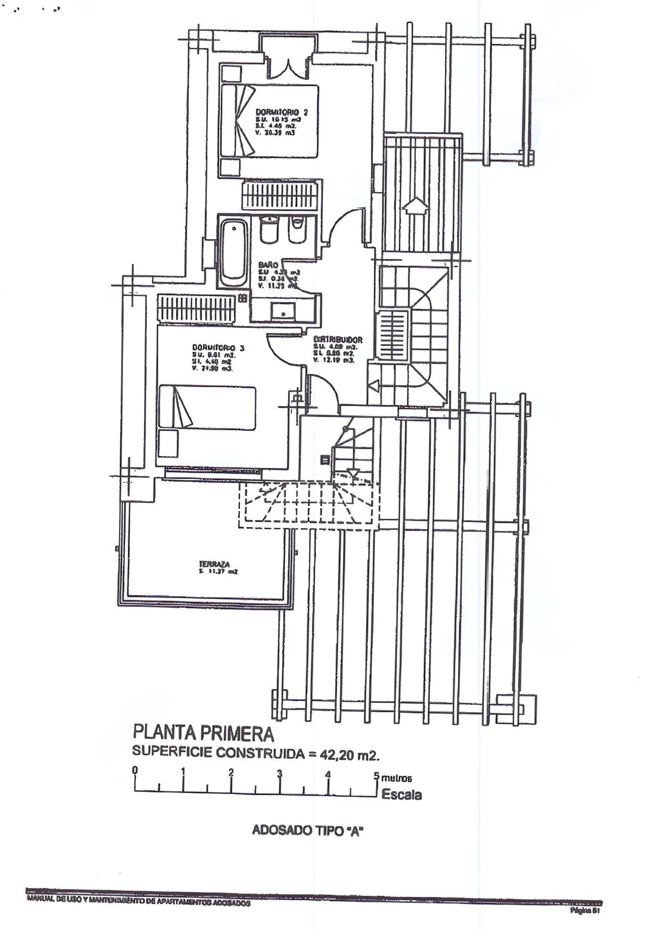 living - Casa / villa de 98m² con 35m² de jardín en venta en San José - Plano del piso - 2