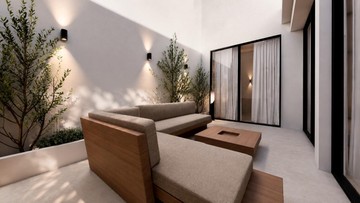 living - 177m² apartment with 15m² terrace for sale in Gran Vía - featured