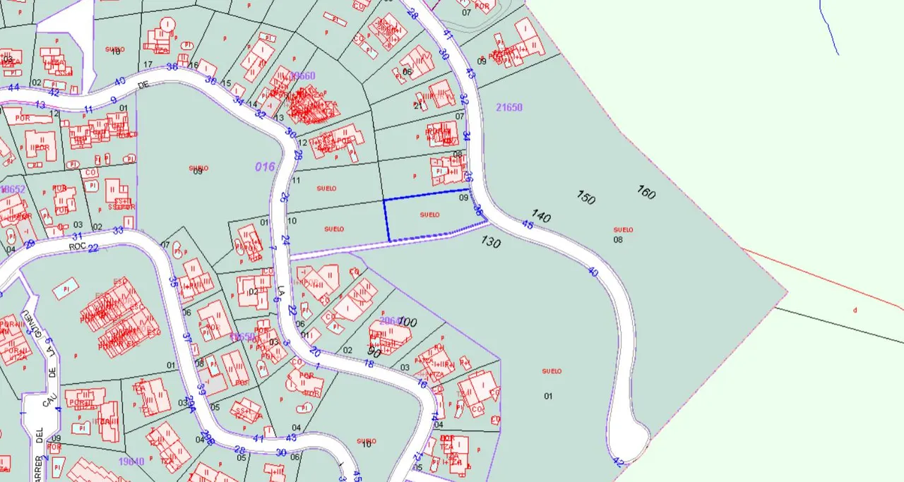 living - 889m² plot for sale in Levantina, Barcelona - Floor Plan - 2