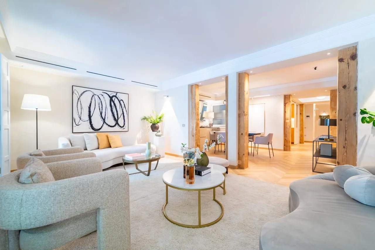 living - Piso de 175m² en venta en Goya, Madrid - gallery - 4