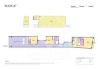 living - Piso de 189 m² con 70 m² de terraza en venta en El Raval - Plano del piso thumbnail - 1