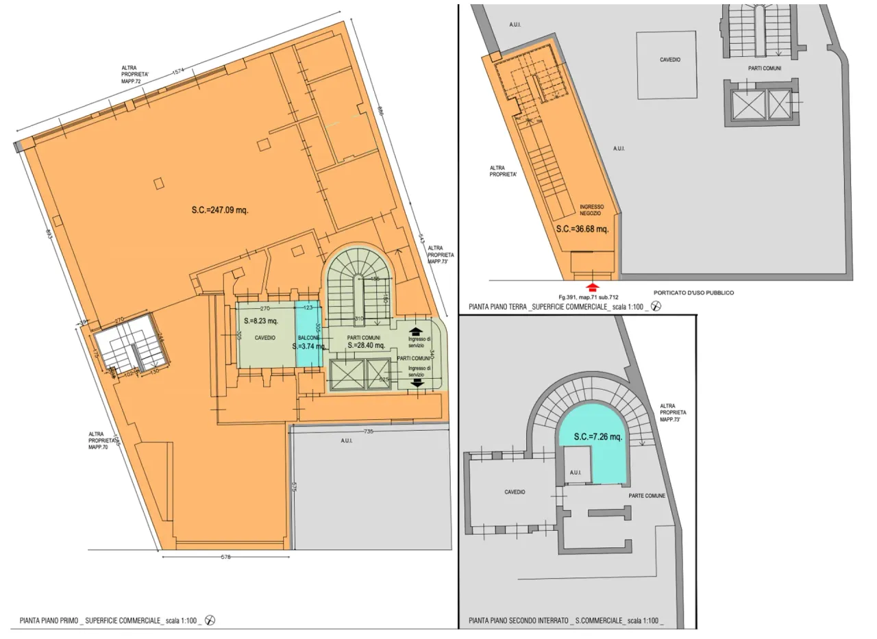 retail - San Pietro all'Orto 26 - Retail - Dils - Planimetria - 1