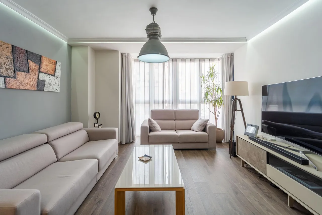 living - Piso de 144m² en venta en El Pla del Real, Valencia - gallery - 2