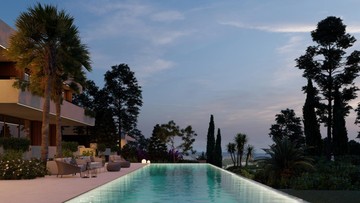 living - Parcela de 553m² con 426m² terraza en venta en Son Vida - featured