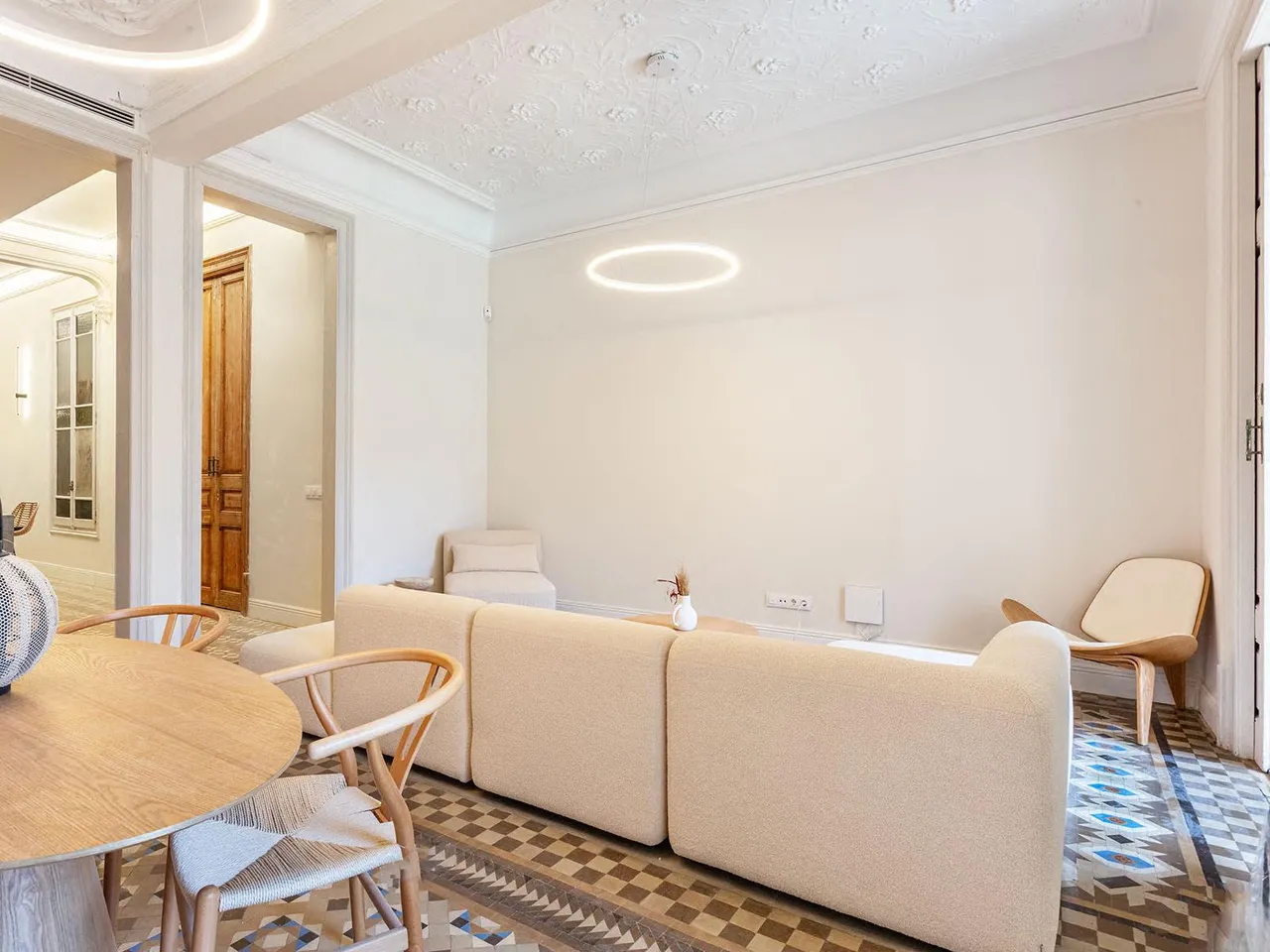 living - Piso de 147m² con 395m² terraza en venta en Eixample Izquierdo - gallery - 9