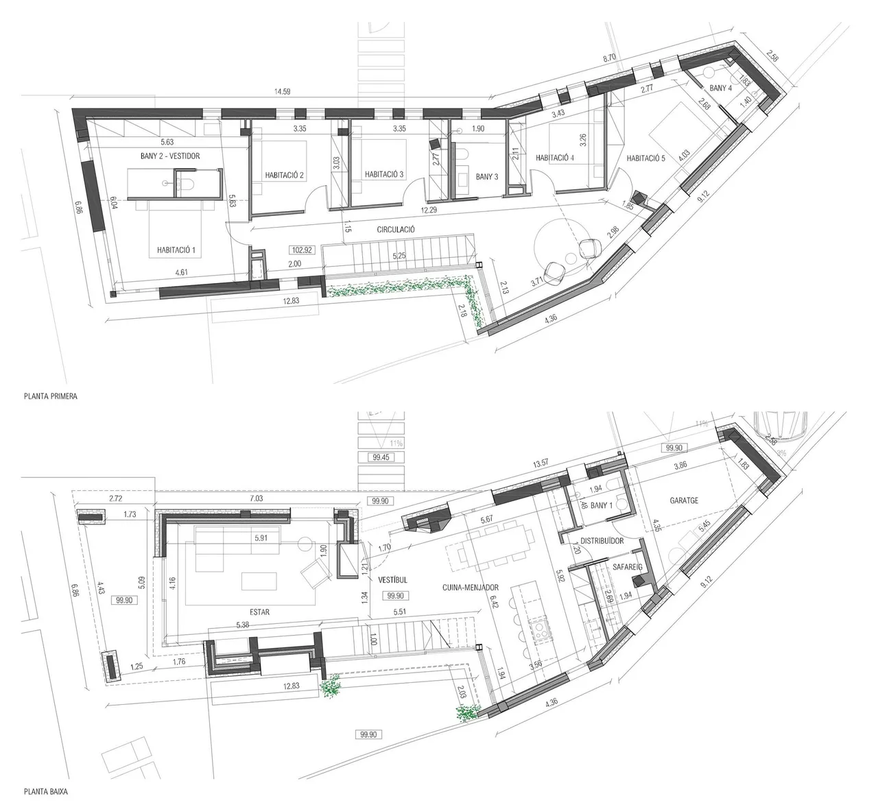 living - Casa / villa de 274m² en venta en Alt Empordà, Girona - Plano del piso - 2