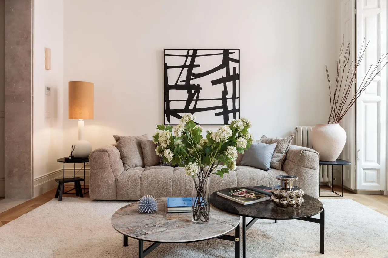 living - 174m² apartment for sale in Chueca - Justicia, Madrid - gallery - 3