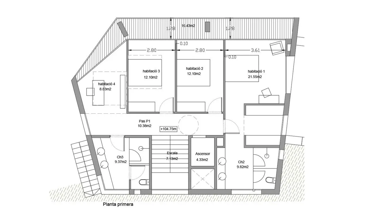 living - Casa / villa de 356m² en venta en Premià de Dalt, Barcelona - Plano del piso - 2