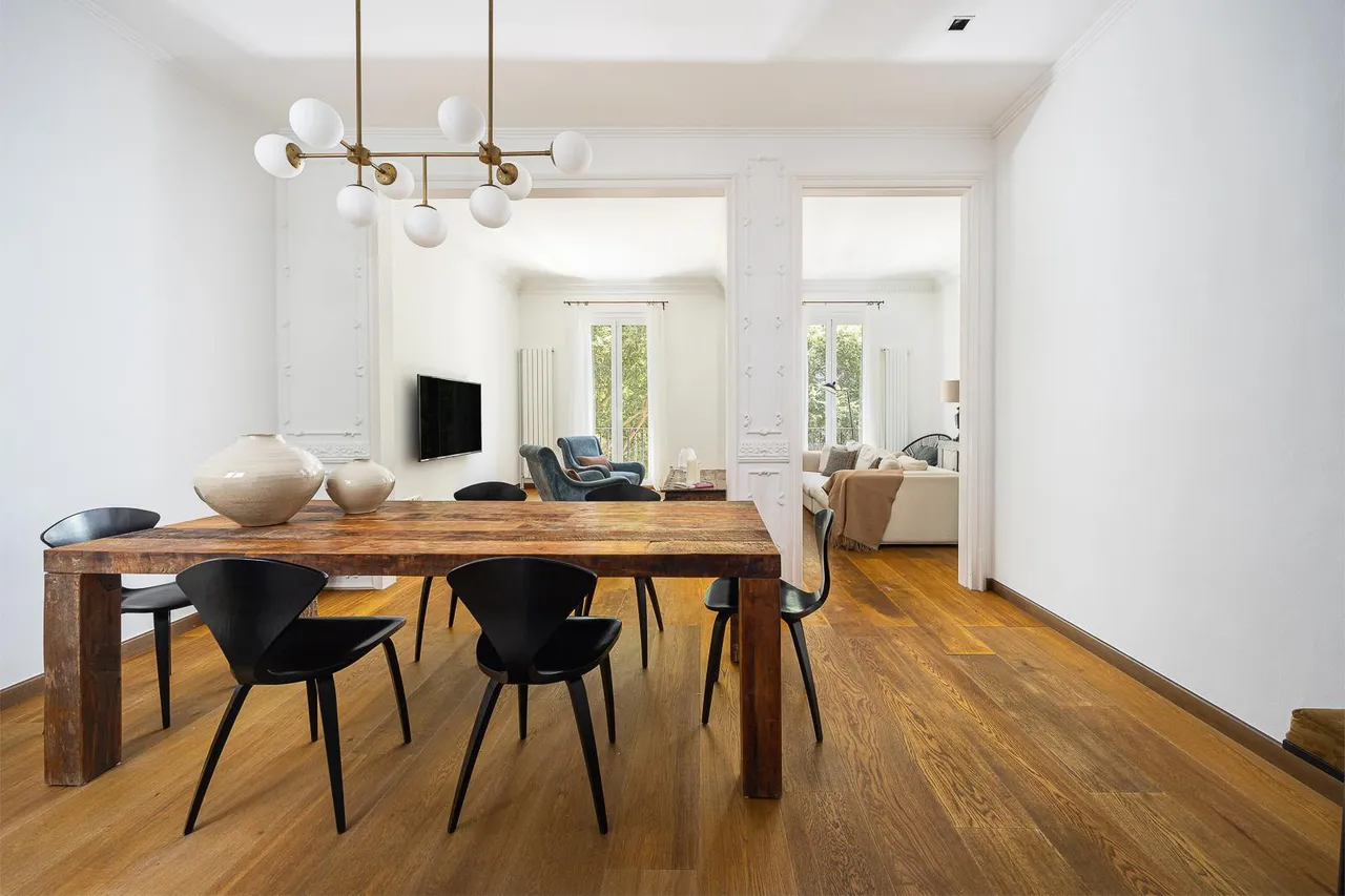 living - Piso de 174m² con 6m² terraza en alquiler en Eixample Izquierdo - gallery - 5