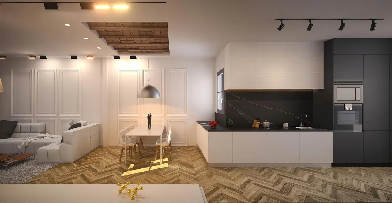 living - Gran Via Villarroel - gallery - 10