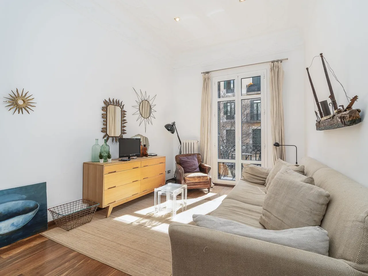 living - Piso de 82m² en venta en Eixample Derecho, Barcelona - gallery - 4