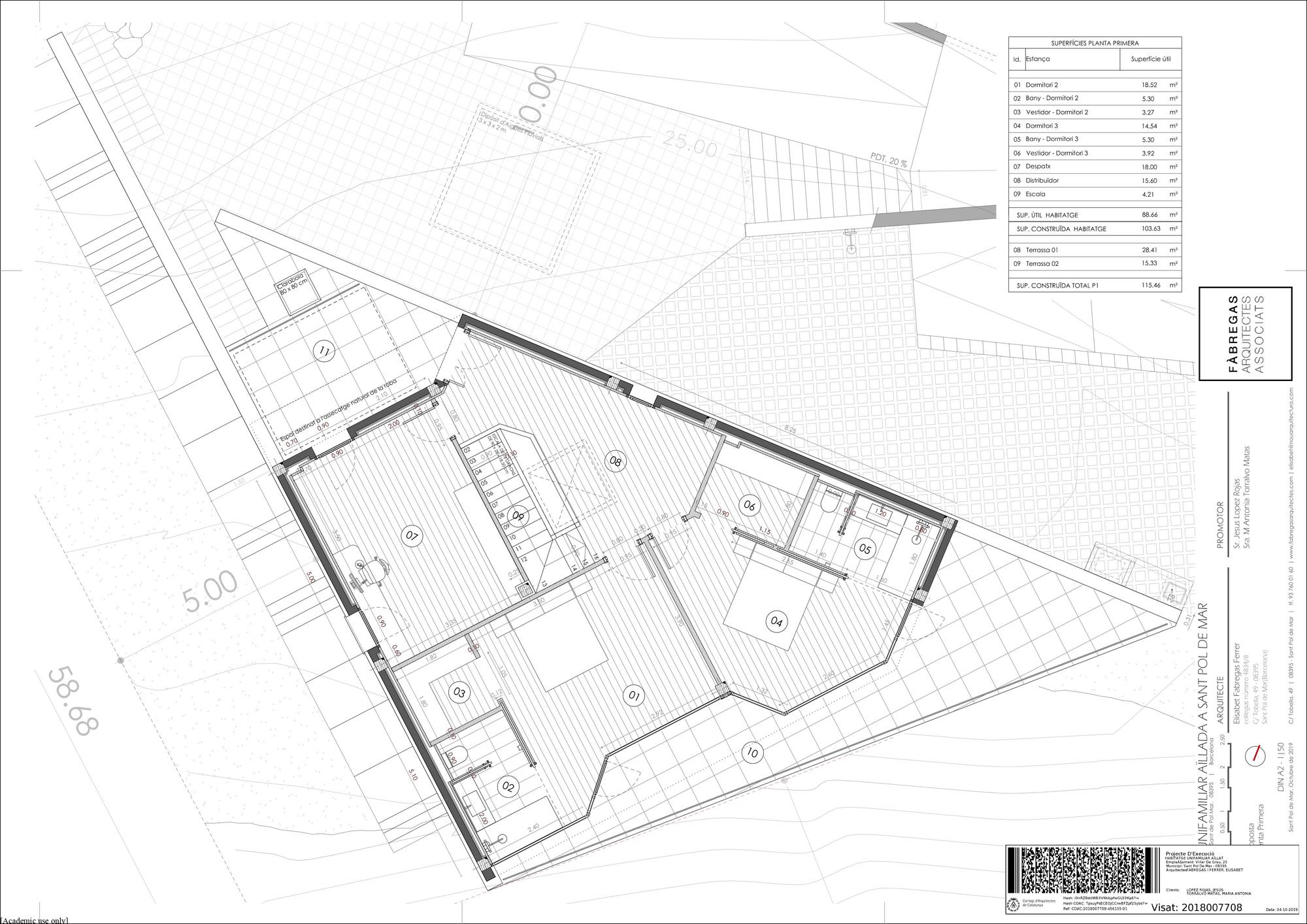 living - Casa / villa de 375m² en venta en Sant Pol de Mar - Plano del piso thumbnail - 2
