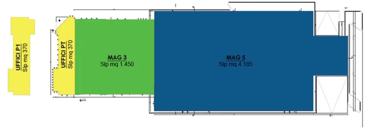 logistics - East Milan - Logistics - Dils - Plan d'étage - 1