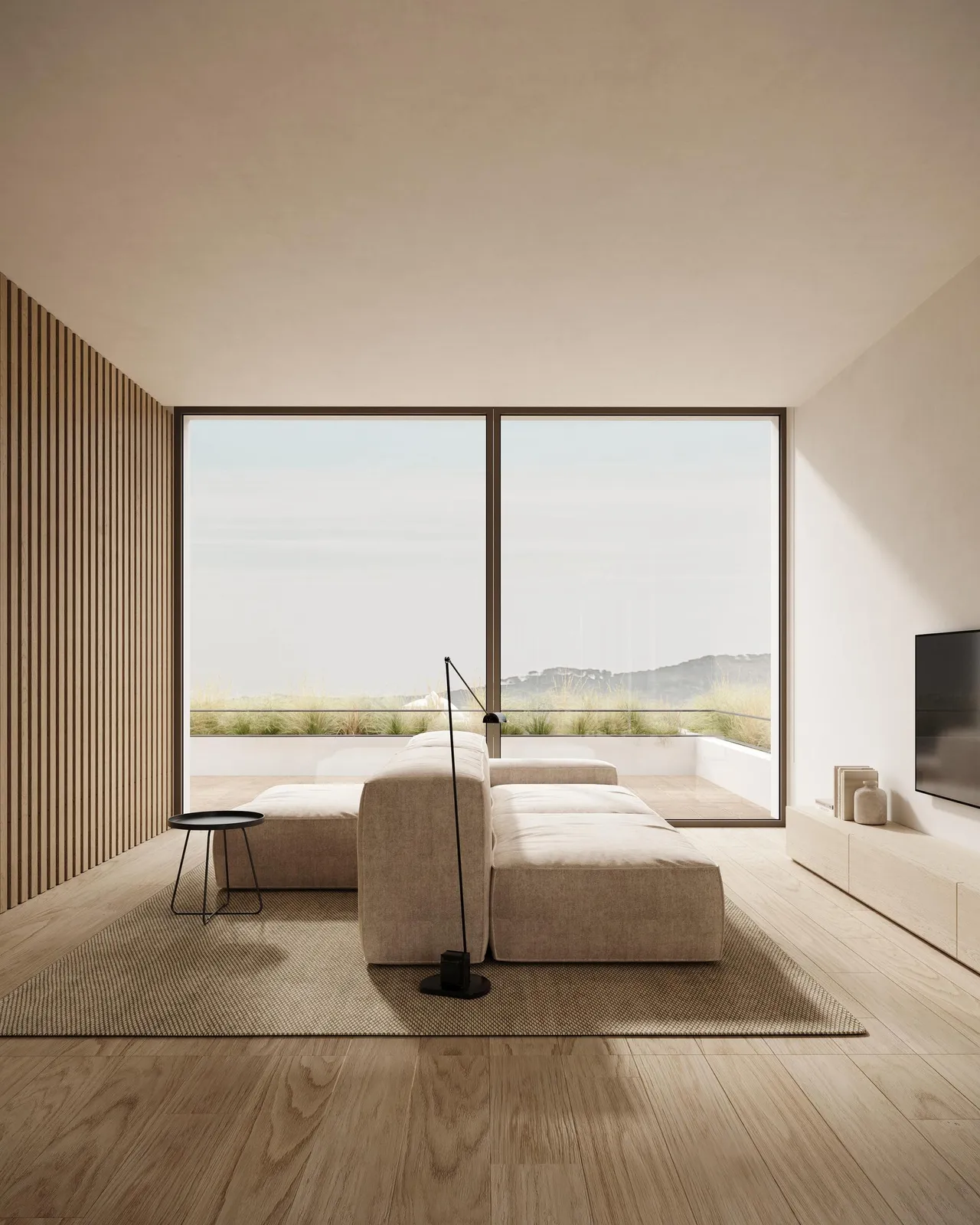 living - Proyecto de 9 apartamentos de obra nueva, ubicados a poca distancia a pie de la playa de La Fosca en Palamós - gallery - 8