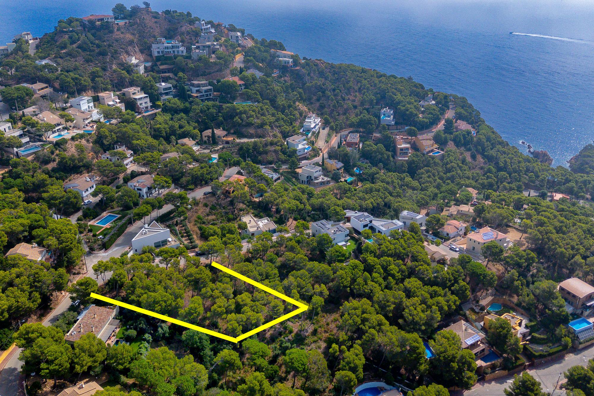 living - Parcela de 1,610m² en venta en Tamariu, Costa Brava - gallery - 2
