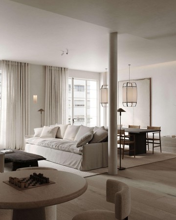 living - 214m² apartment for sale in Castellana, Madrid - featured