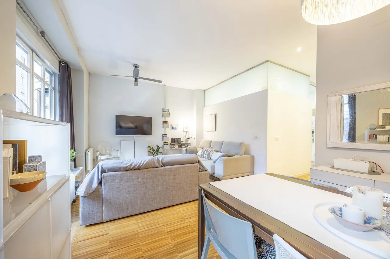 living - Piso de 123m² con 20m² terraza en venta en Gran Vía - gallery - 4