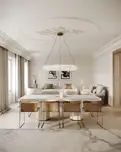 living - 252m² apartment for sale in Almagro, Madrid - gallery thumbnail - 2