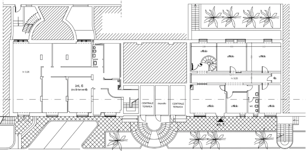 office - Tirone 11 / Avogadro 54 - Office - Dils - Plan d'étage - 1
