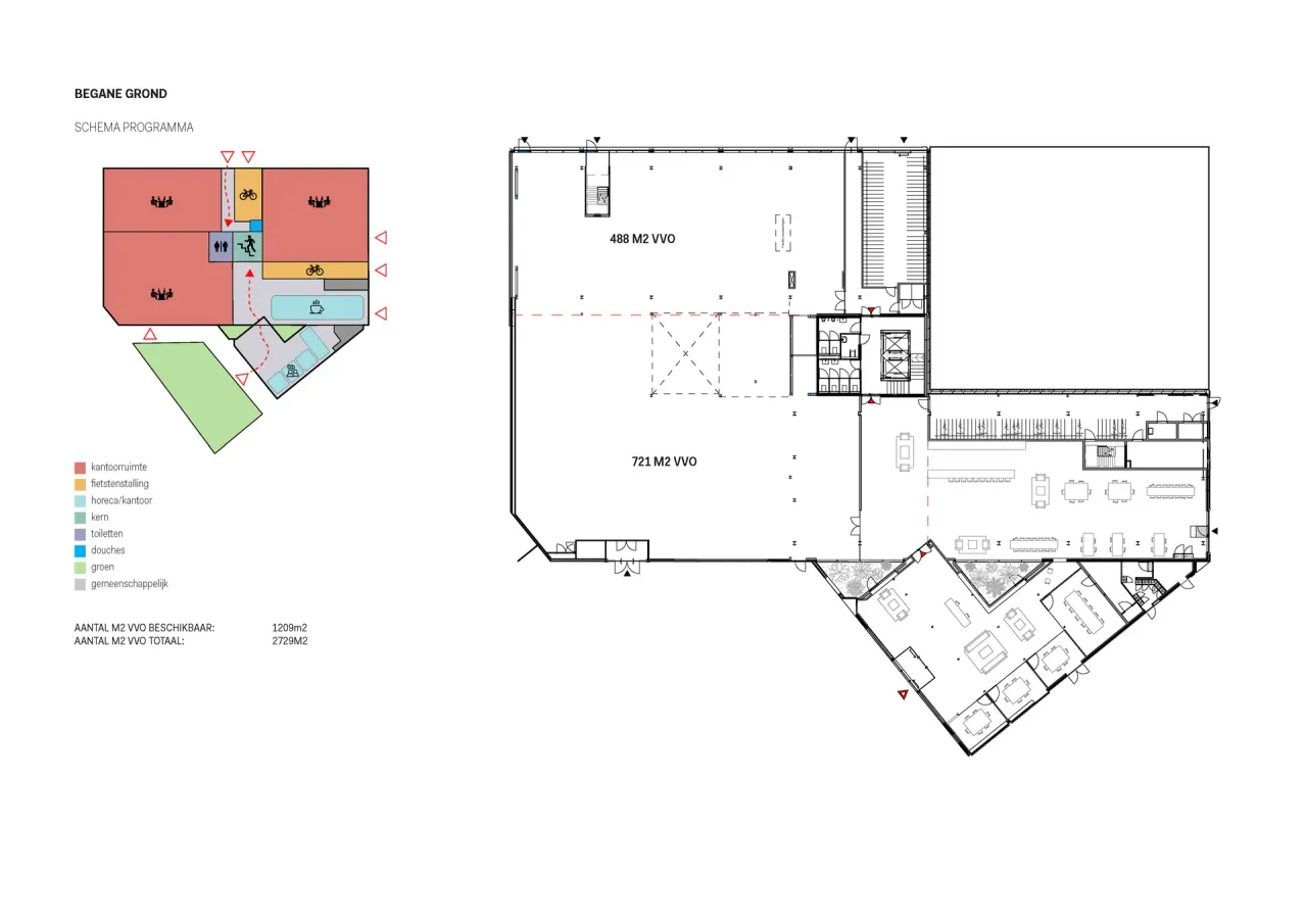 office - De Kauwgomballenfabriek - Warehouse - Office - Dils - Floor Plan - 3
