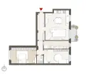 living - Via Ascanio Sforza n. 81/A Milano - Wonen - Dils - Verdiepingsplan thumbnail - 1