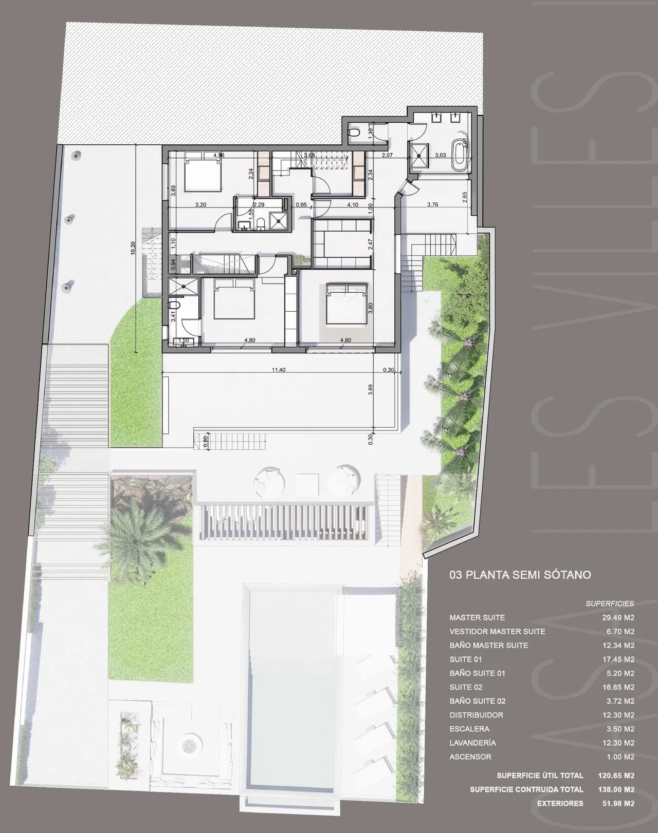 living - 490m² house / villa for sale in Arenys de Mar, Barcelona - Floor Plan - 3