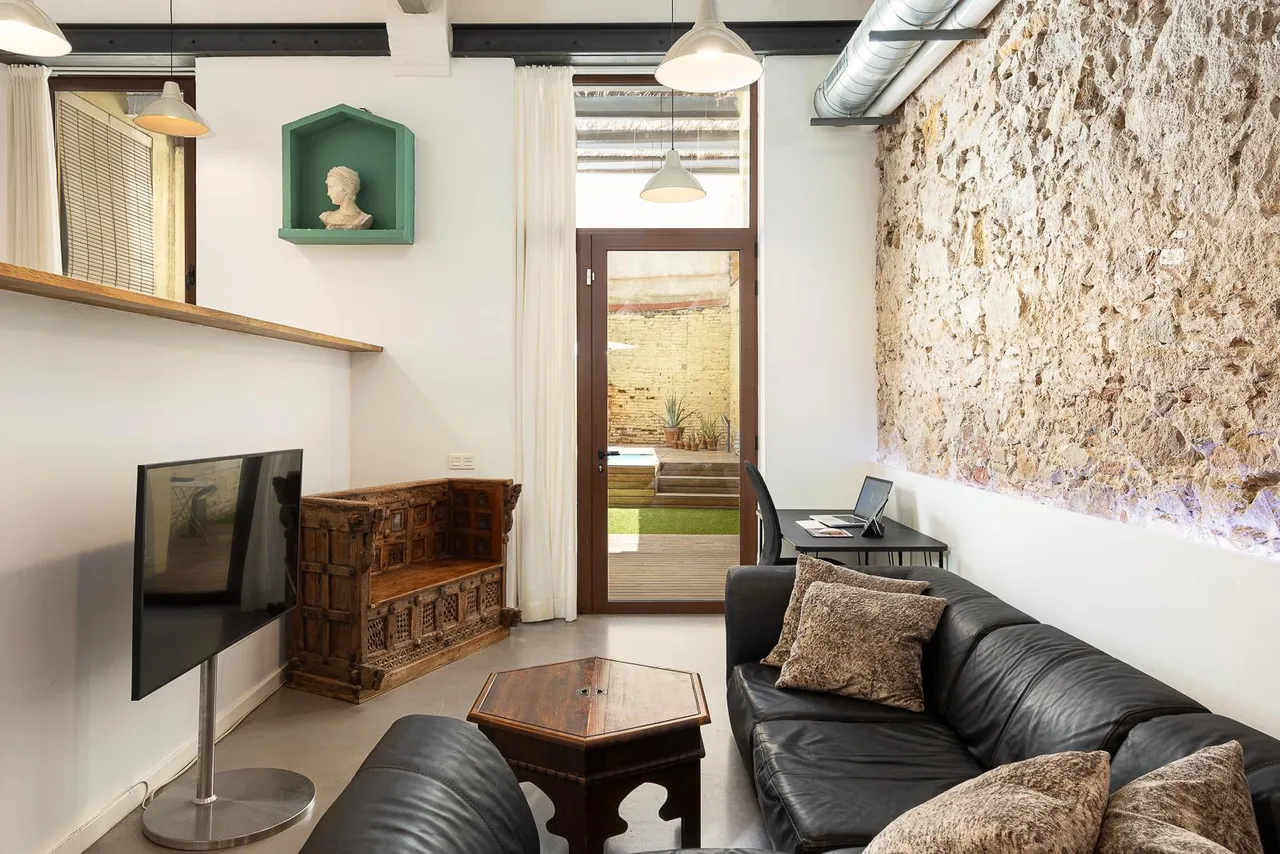 living - 99m² apartment with 55m² terrace for sale in El Raval - gallery - 3