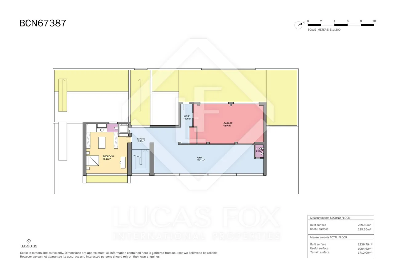 living - Casa / villa de 1,236m² en venta en Sarrià, Barcelona - Plano del piso - 3