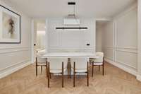 living - 144m² apartment with 11m² terrace for sale in Lista, Madrid - gallery thumbnail - 5