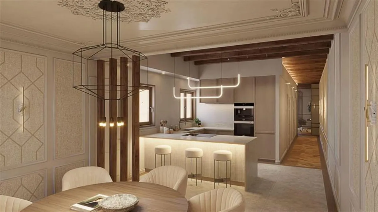 living - Piso de 137m² con 10m² terraza en venta en Eixample Izquierdo - gallery - 9