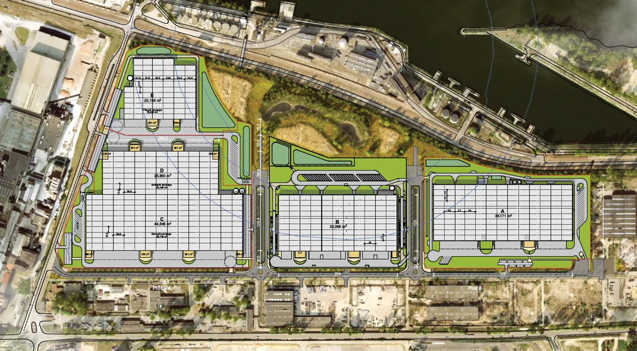 logistics - Logistics Warehouse For Rent - Floor Plan - 1