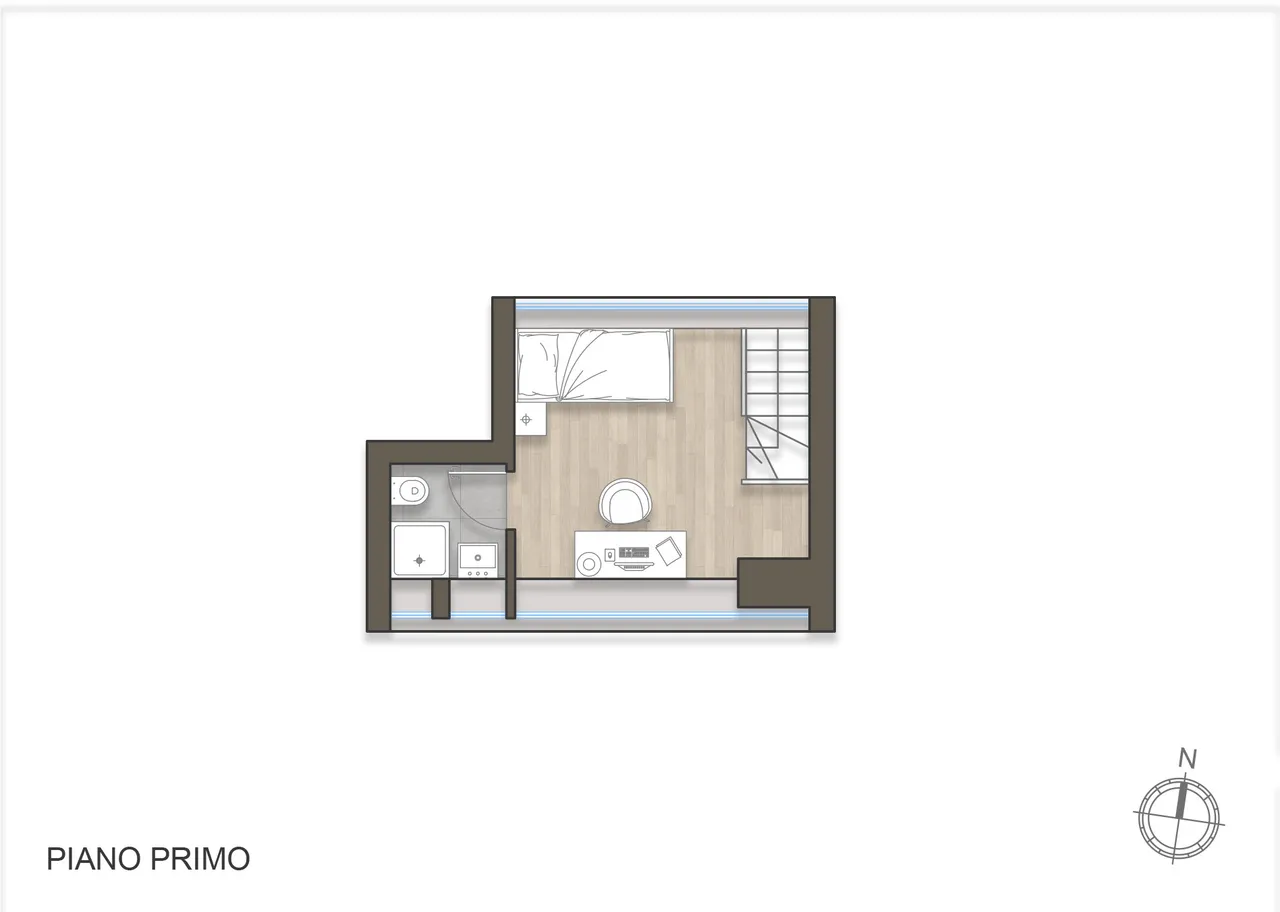 living - Plinio 74 - Living - Dils - Verdiepingsplan - 3