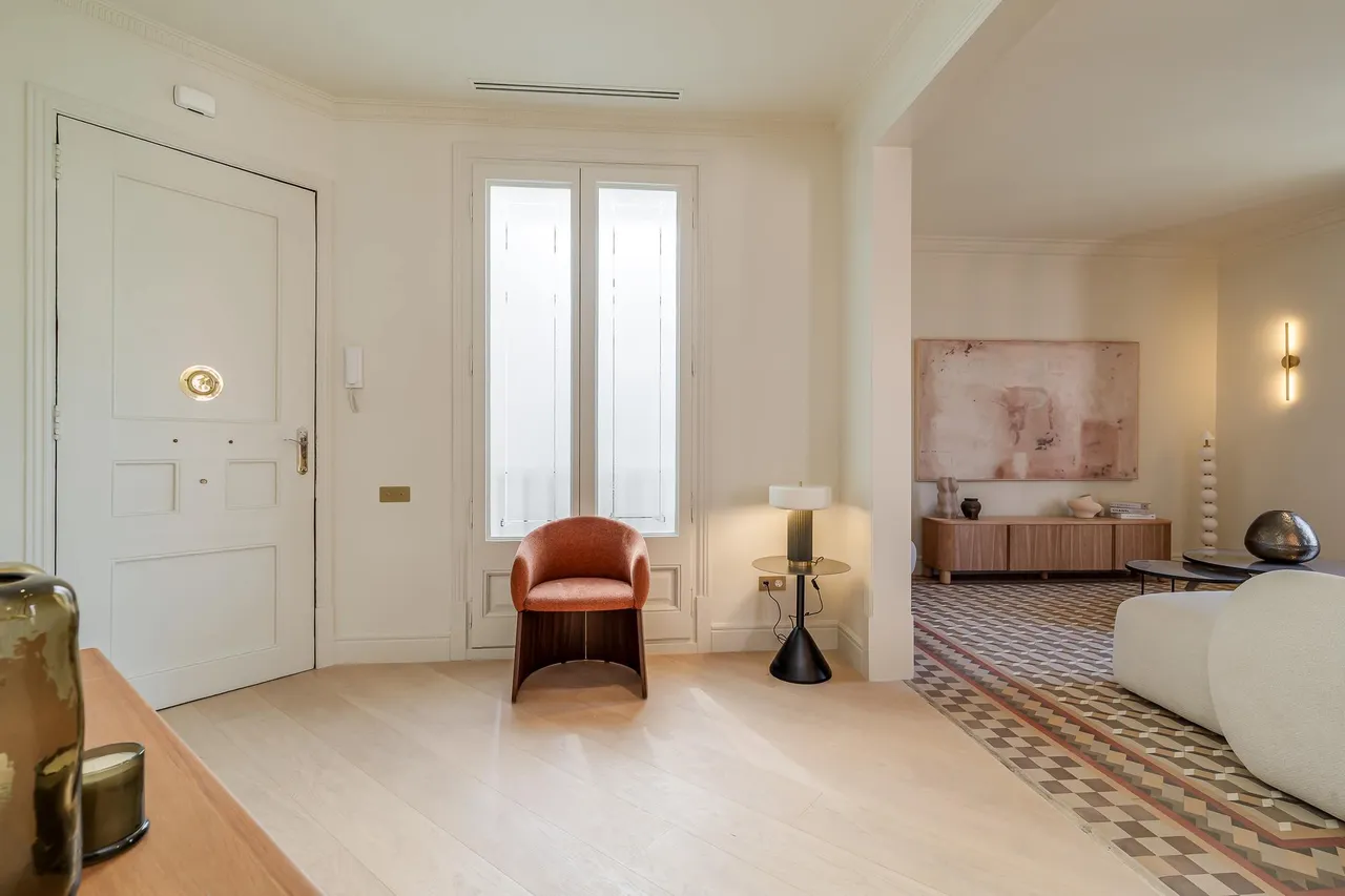 living - Ático de 185m² con 20m² terraza en venta en Eixample Derecho - gallery - 6