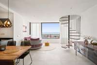 living - 177m² penthouse with 22m² terrace for sale in Palma de Mallorca - gallery thumbnail - 2