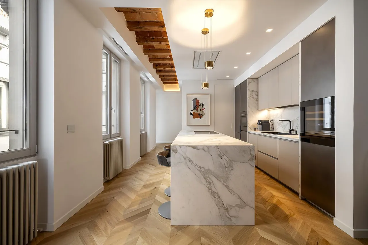 living - 183m² apartment with 6m² terrace for sale in Eixample Right - gallery - 8