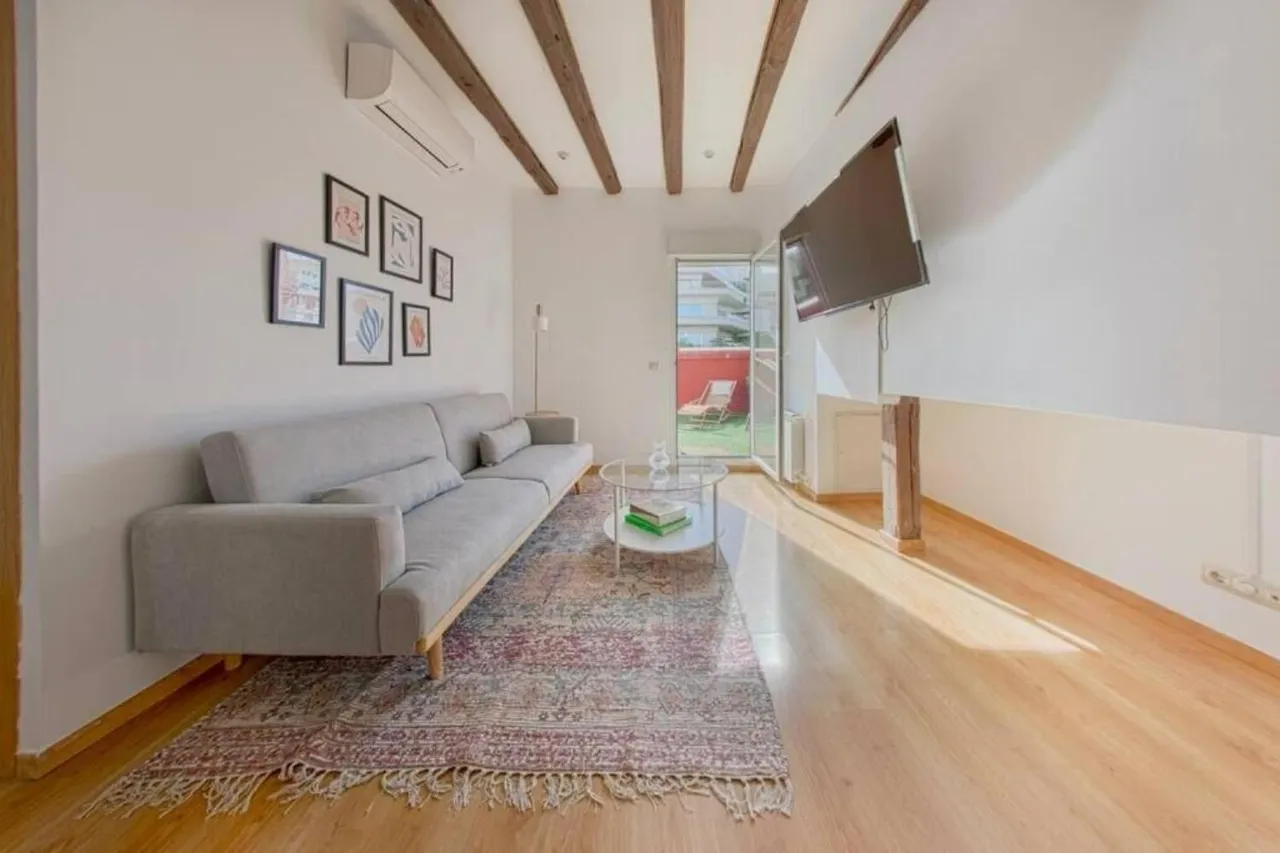 living - Piso de 92m² con 32m² terraza en venta en Trafalgar, Madrid - gallery - 4