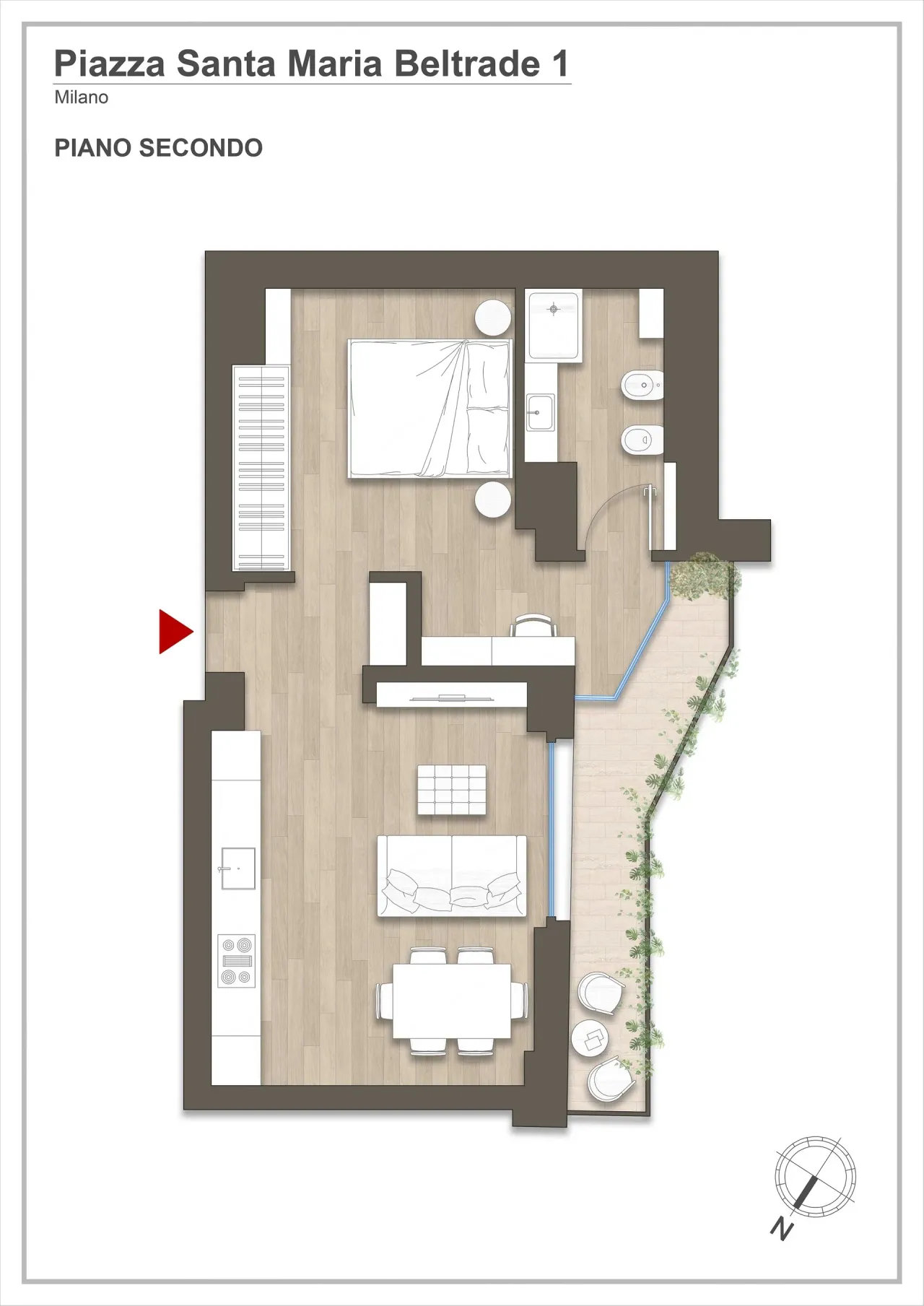 living - Santa Maria Beltrade 1 - Living - Dils - Planimetria - 1