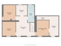 living - Casa rural de 436m² en venta en Penedès, Barcelona - Plano del piso thumbnail - 2