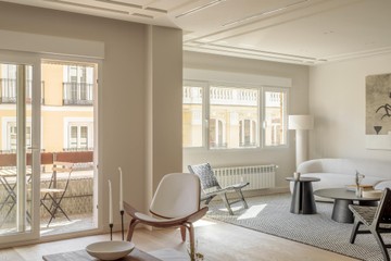 living - Piso de 234m² en venta en Recoletos, Madrid - featured