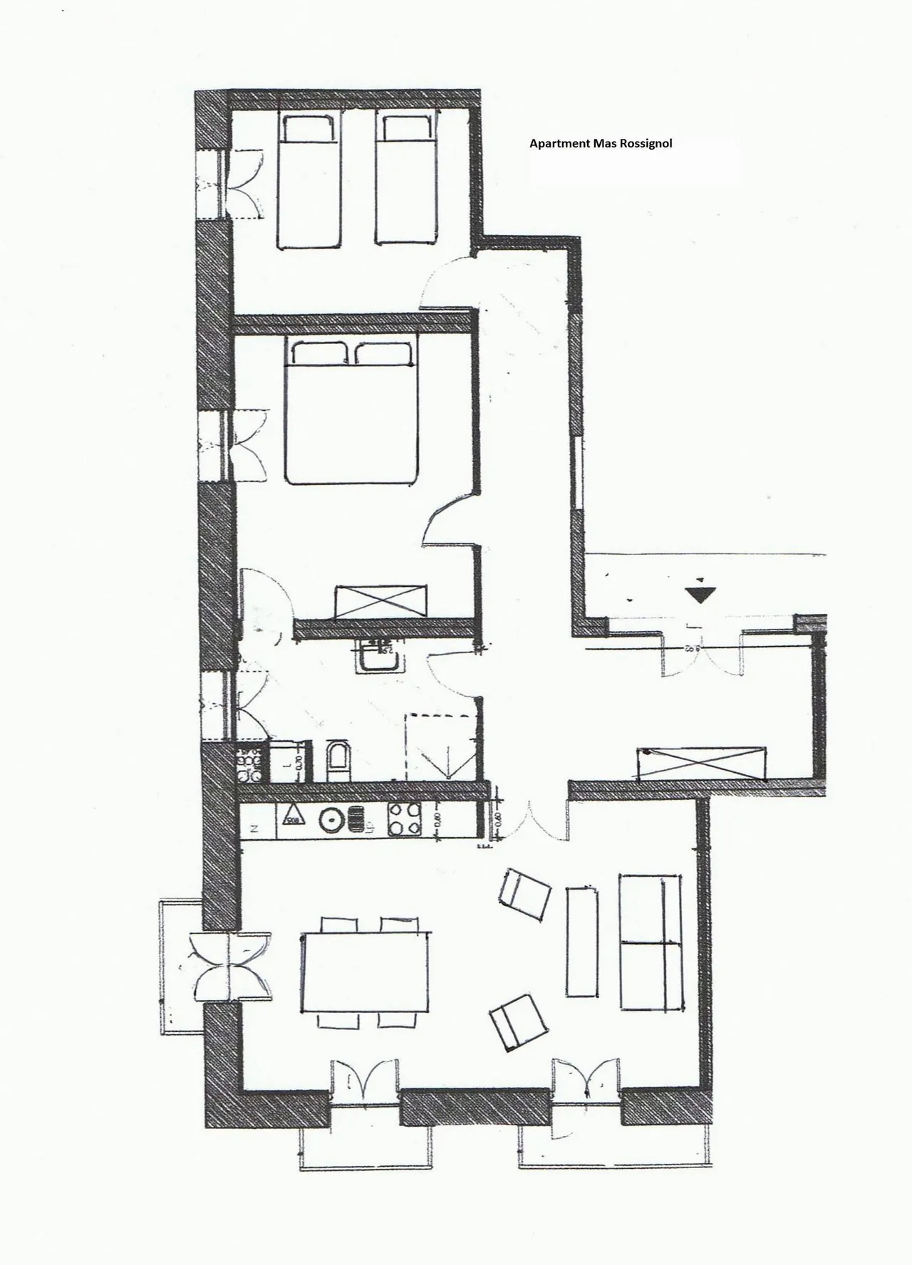 living - 1,200m² country house for sale in Penedès, Barcelona - Floor Plan - 5