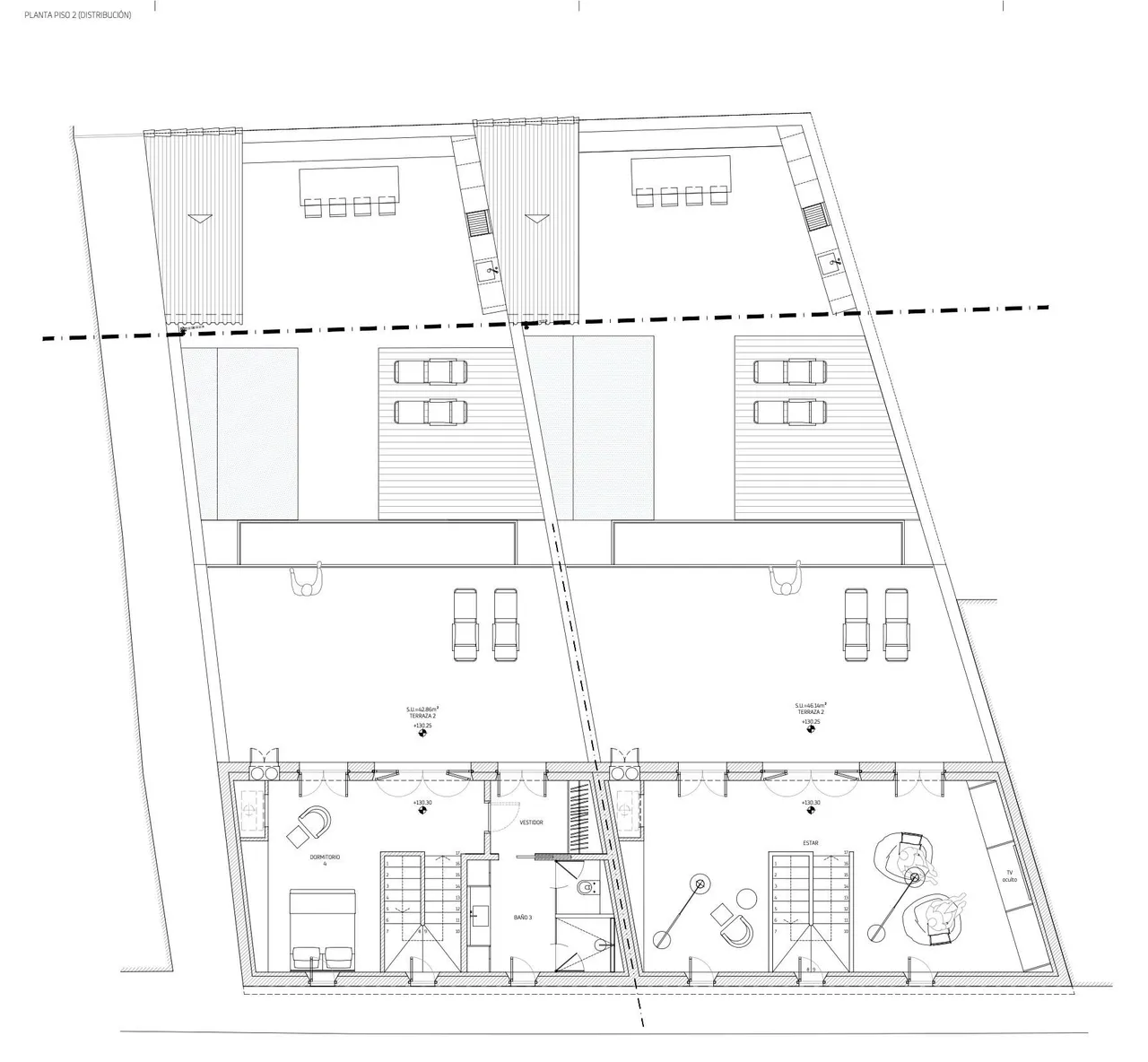 living - 300m² house / villa with 130m² garden for sale in Santa Maria del Cami - Floor Plan - 2