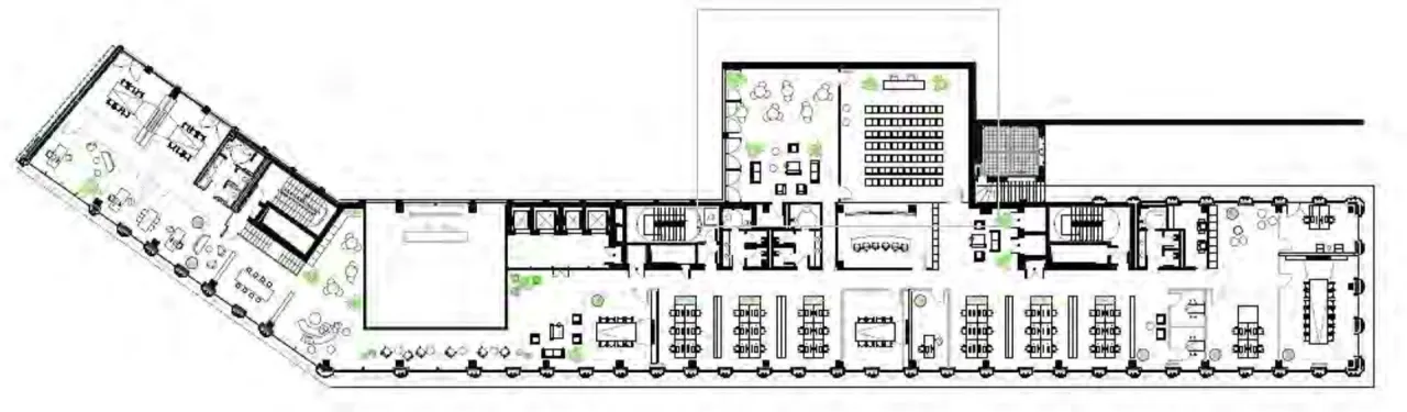 office - Stairway - Office - Dils - Verdiepingsplan - 3