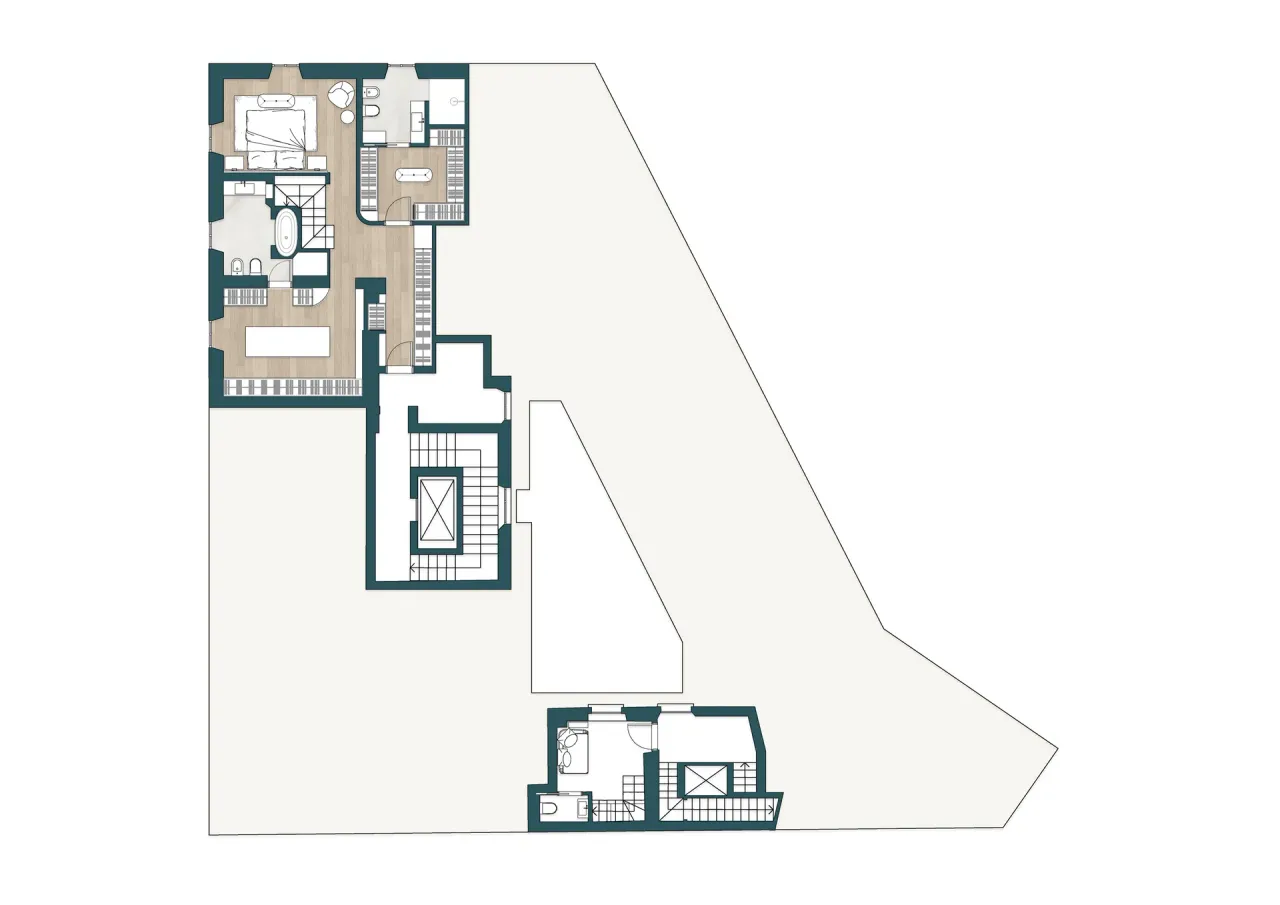 living - Sforzesca - Living - Dils - Plano del piso - 2