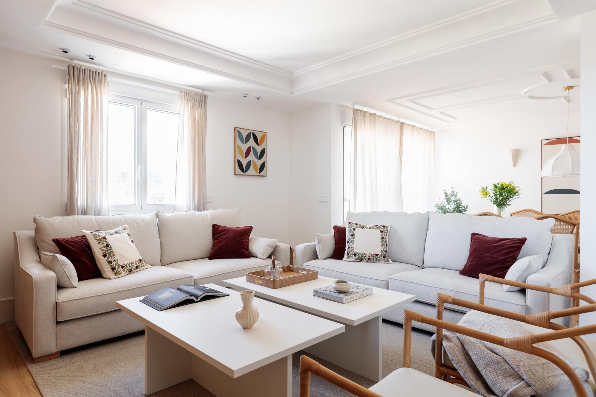 living - 162m² apartment for sale in Cuatro Caminos, Madrid - gallery - 6