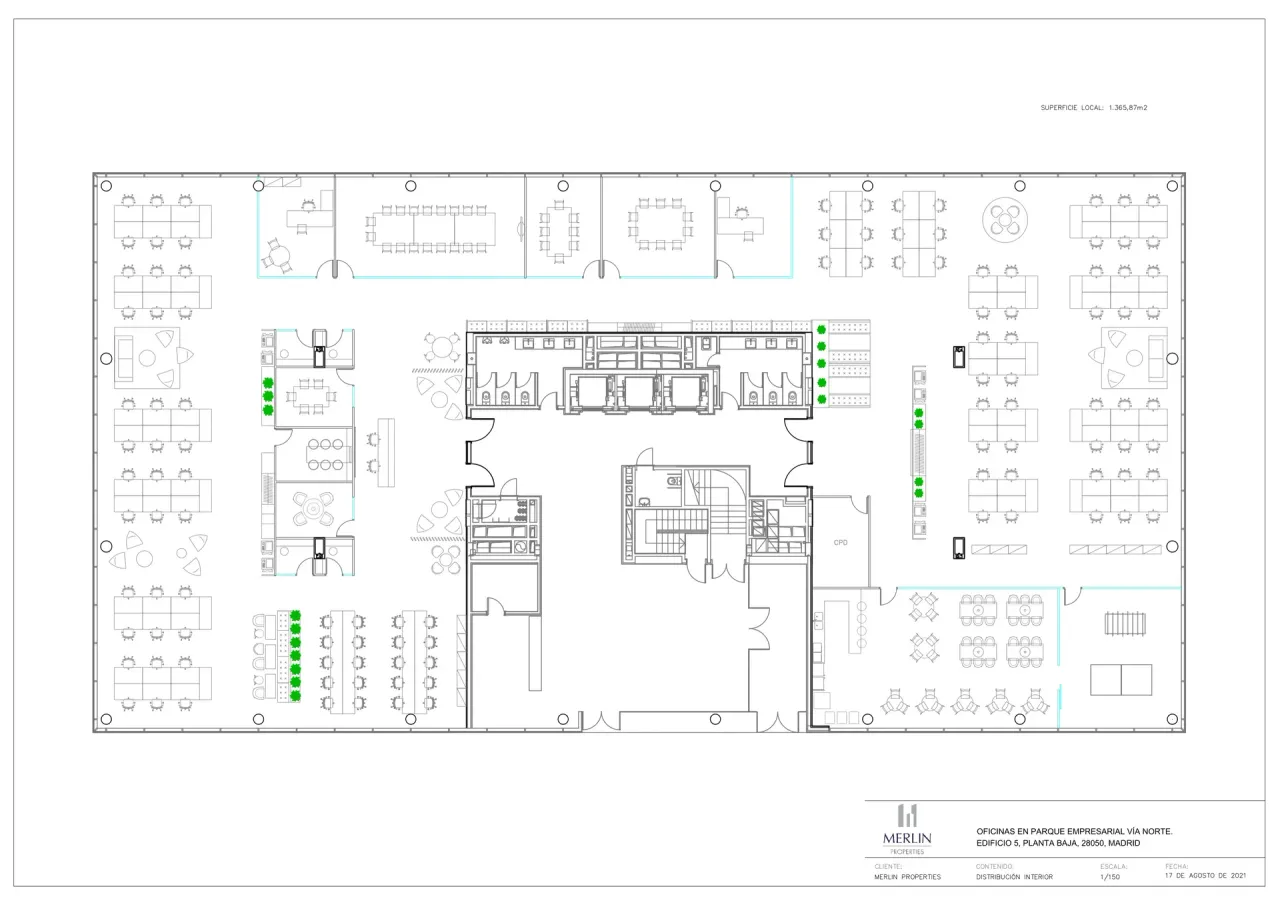 office - Campus Via Norte - Office - Dils - Floor Plan - 1