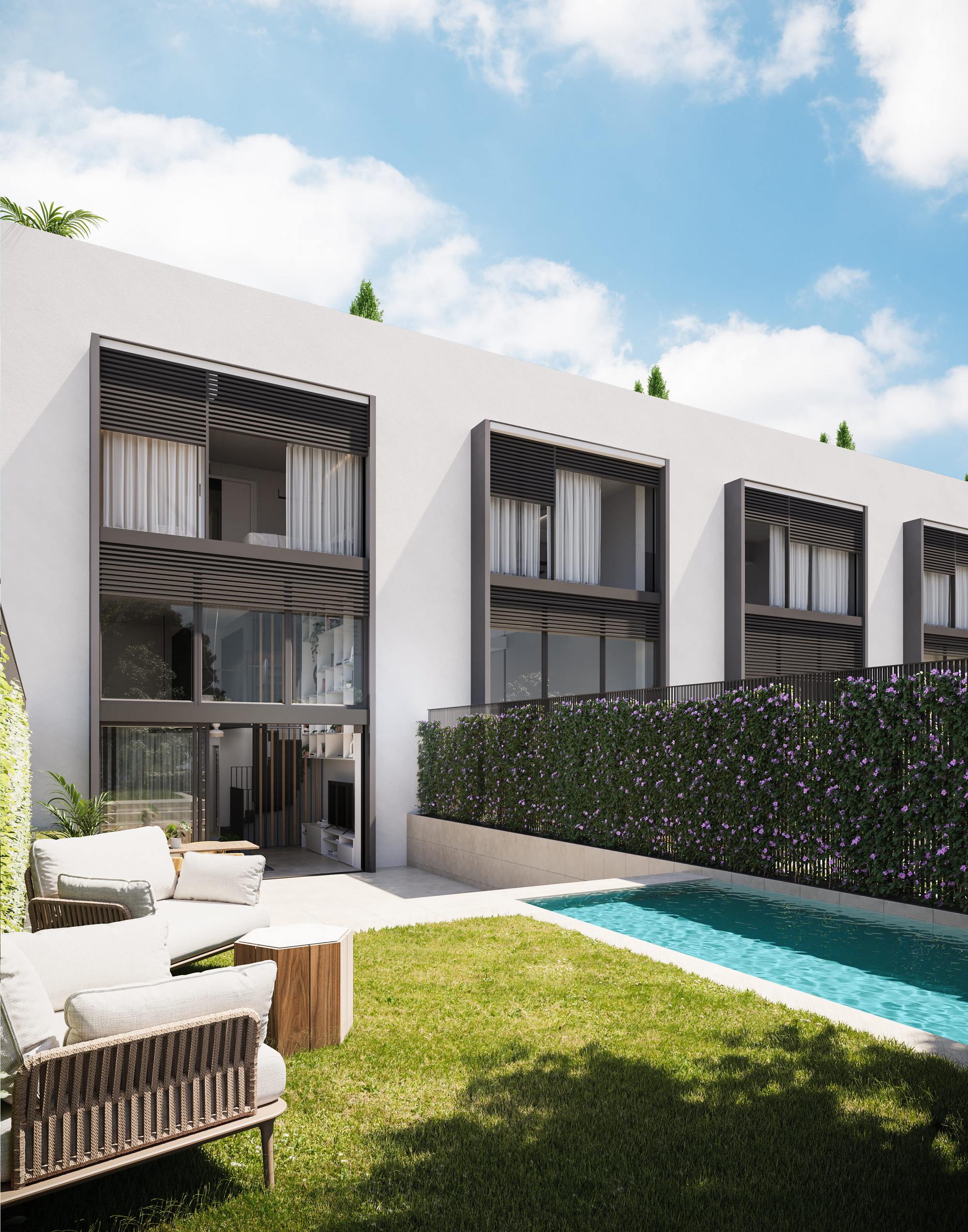 living - Colomer Homes - gallery - 3