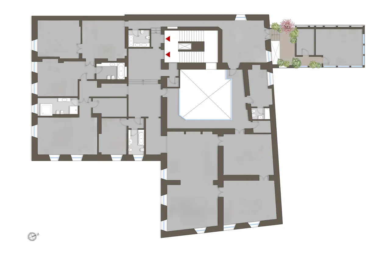 office - Goldoni 44 - Office - Dils - Verdiepingsplan - 1