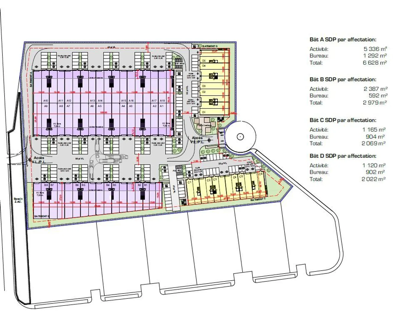 logistics - Light Industrial Premises / Offices For Rent - Floor Plan - 1