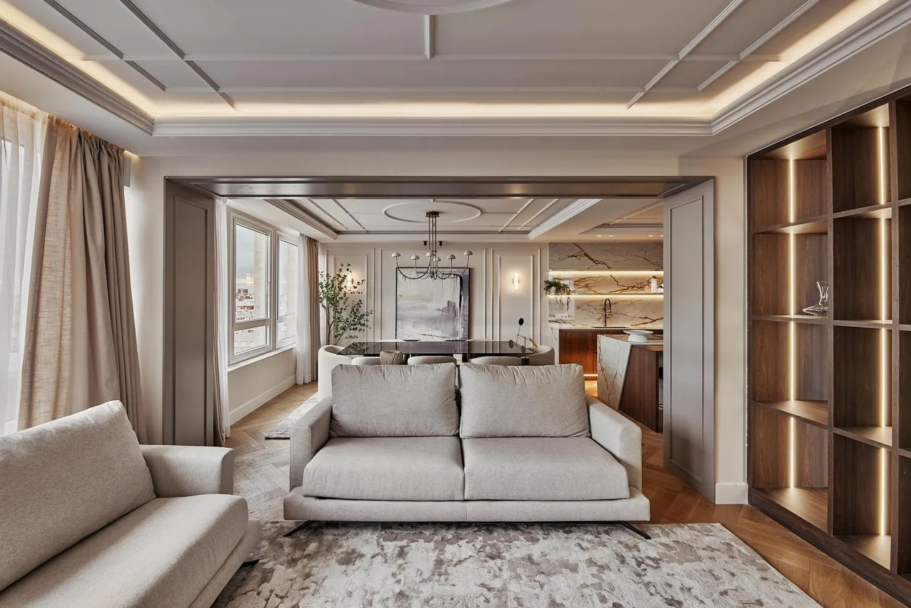 living - Piso de 339m² en venta en El Viso, Madrid - gallery - 8